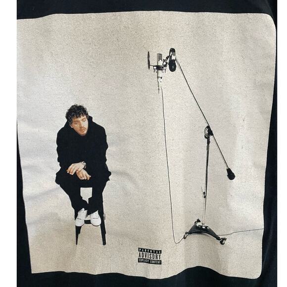 Jack Harlow Black Album Cover Graphic T-shirt XL - Picture 4 of 5